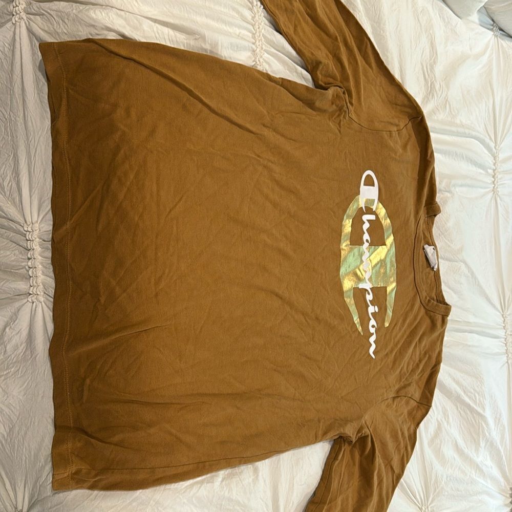 Champion Timberland Collab brown with gold detail size large